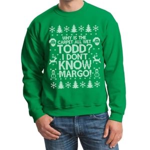 National Lampoons Christmas  Sweatshirt Vintage 90s Y2K I Dont Know Margo